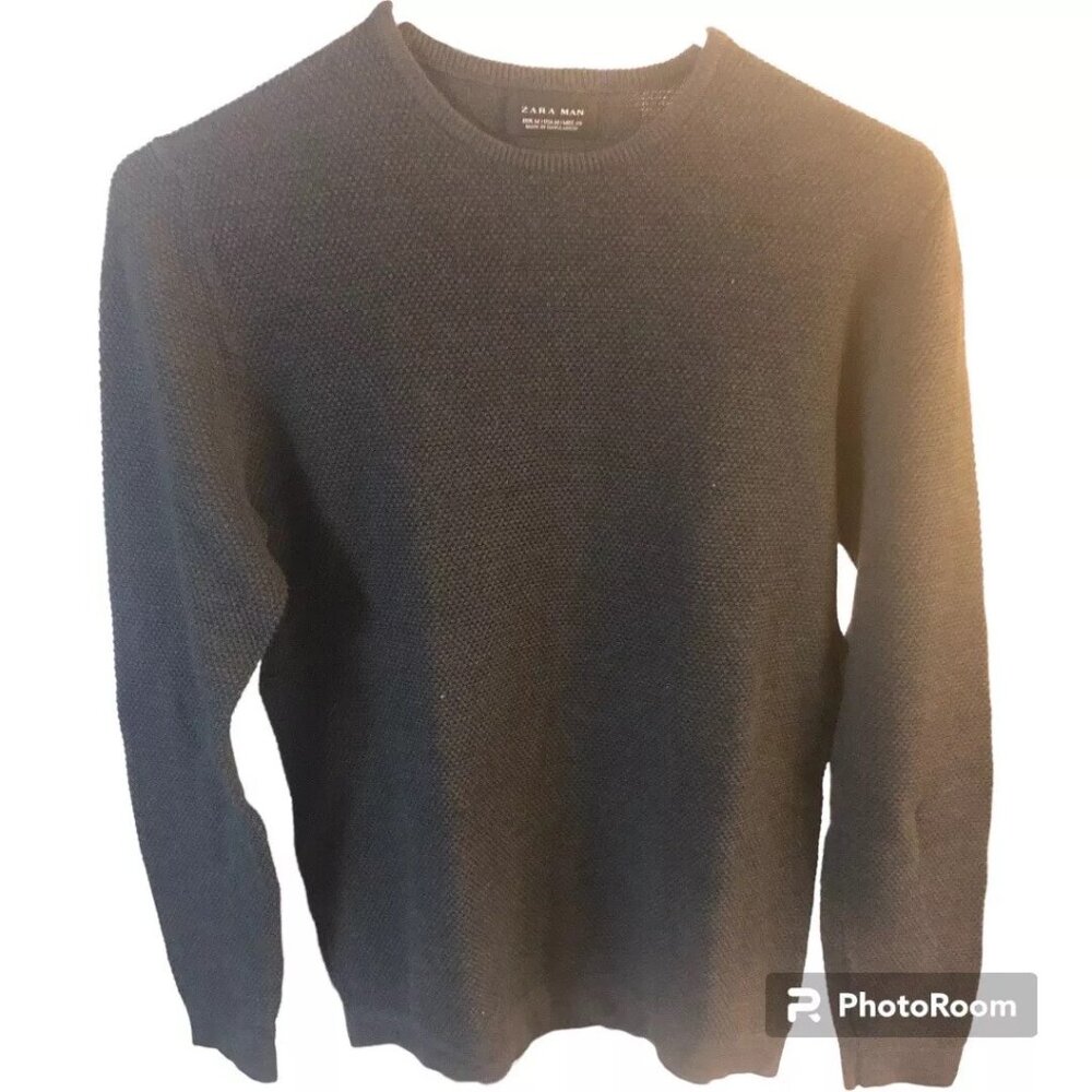 Zara Man Long Sleeve Thermal Shirt Mens Small